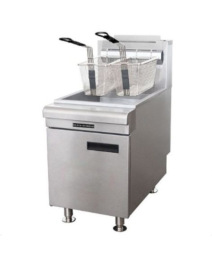 40 lbs Countertop Deep Fryer (Gas) (Black Diamond)